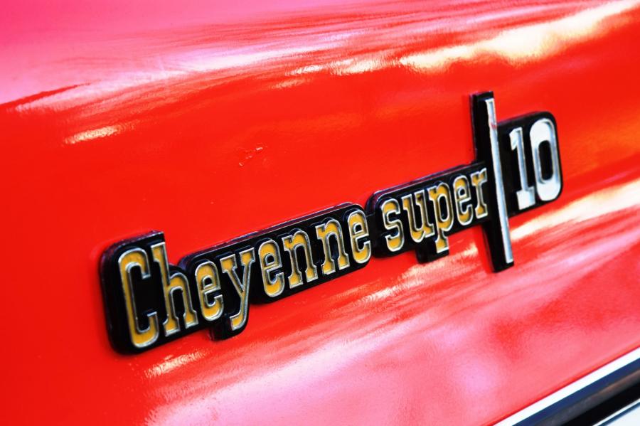 Логотип Chevrolet C10 Cheyenne Super 1974 года  (фото 118 из 365)